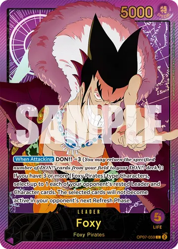 Foxy OP07-059 (Alternate art)