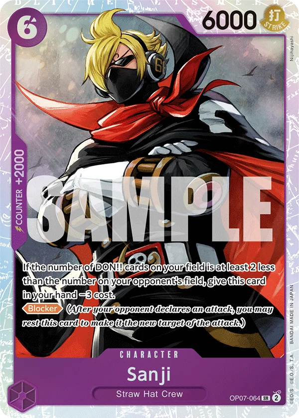 Sanji OP07-064 – One Piece Card Game Character