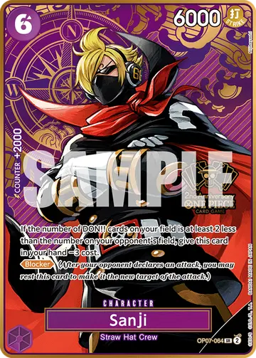 Sanji OP07-064 (Alternate art)
