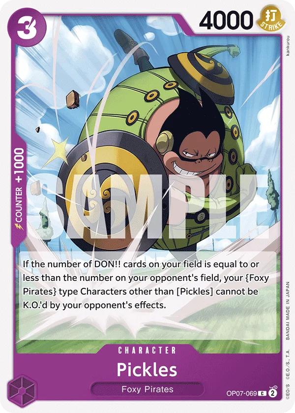 Pickles OP07-069 – One Piece Card Game Character