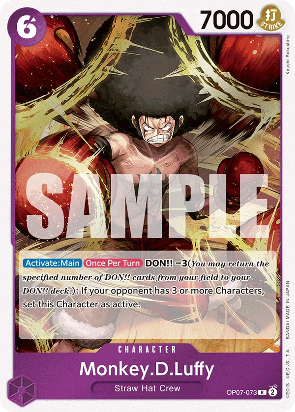 Monkey.D.Luffy OP07-073 – One Piece Card Game Character