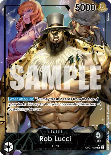 Rob Lucci OP07-079 (Alternate art)