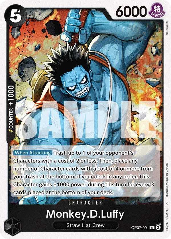 Monkey.D.Luffy OP07-091 – One Piece Card Game Character