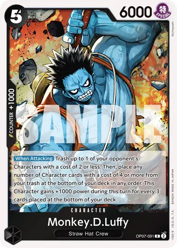 Monkey.D.Luffy OP07-091