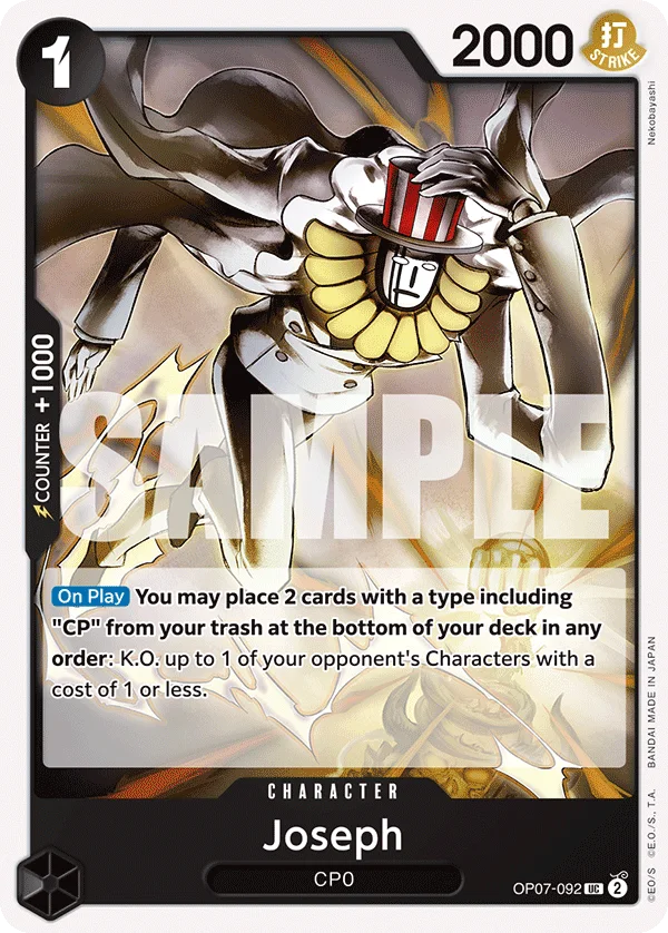 Joseph OP07-092 – One Piece Card Game Character
