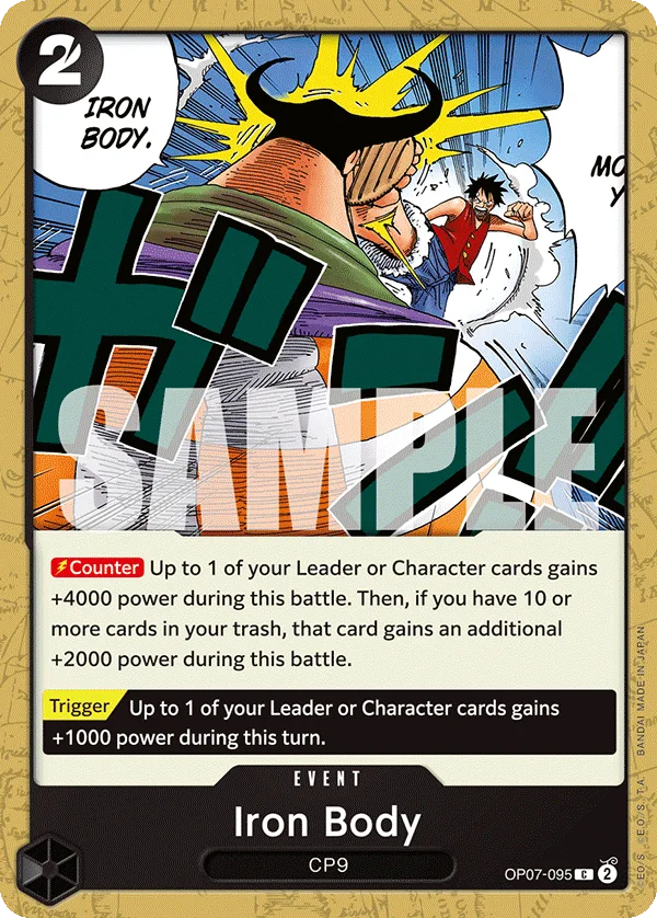 Iron Body OP07-095 – One Piece Card Game Event