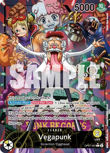 Vegapunk OP07-097 (Alternate art)