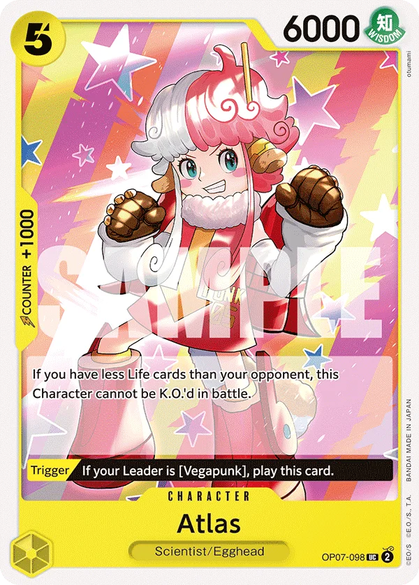 Atlas OP07-098 – One Piece Card Game Character