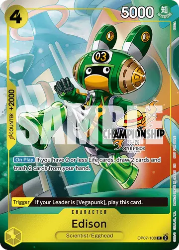 Edison OP07-100 (Alternate art)