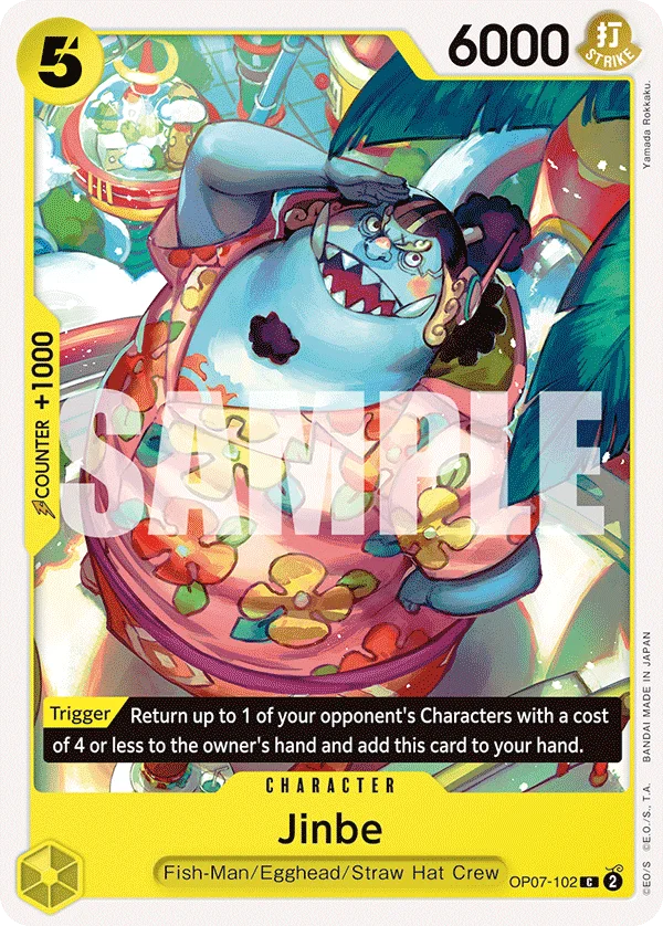 Jinbe OP07-102 – One Piece Card Game Character