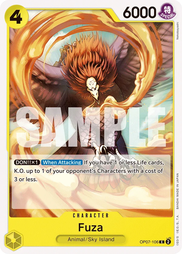 Fuza OP07-106 – One Piece Card Game Character