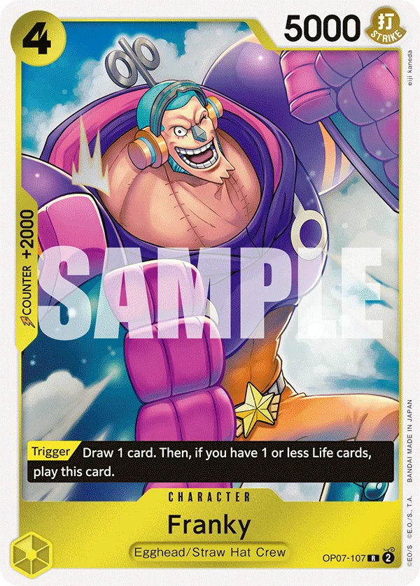 Franky OP07-107 – One Piece Card Game Character