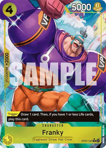 Franky OP07-107 (Alternate art)