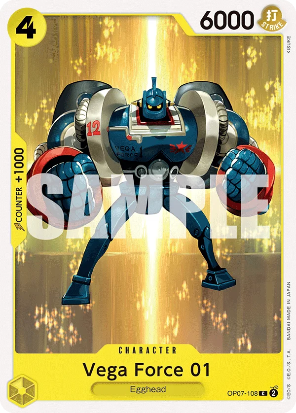 Vega Force 01 OP07-108 – One Piece Card Game Character