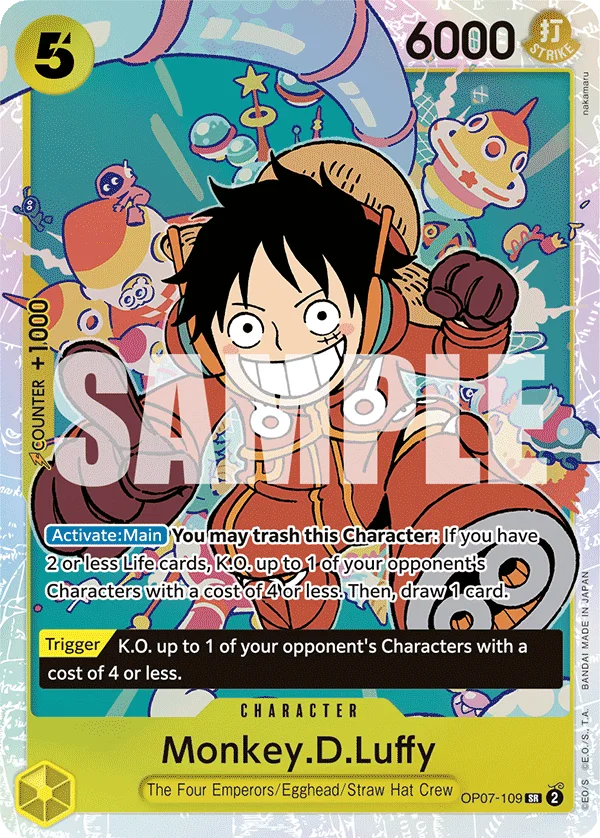 Monkey.D.Luffy OP07-109 – One Piece Card Game Character