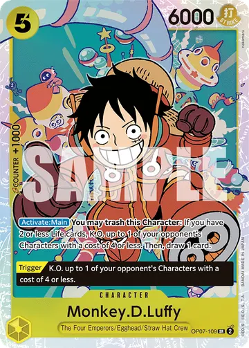 Monkey.D.Luffy OP07-109