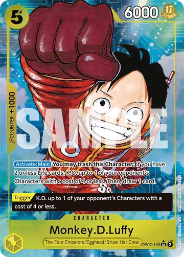 Monkey.D.Luffy OP07-109 (Alternate art)