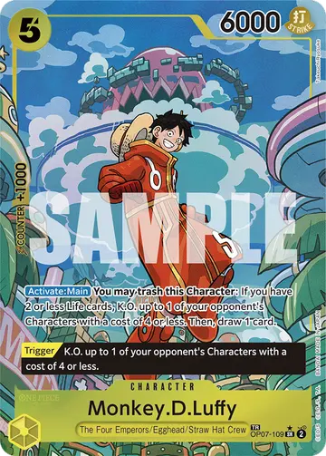 Monkey.D.Luffy OP07-109 (Alternate art)