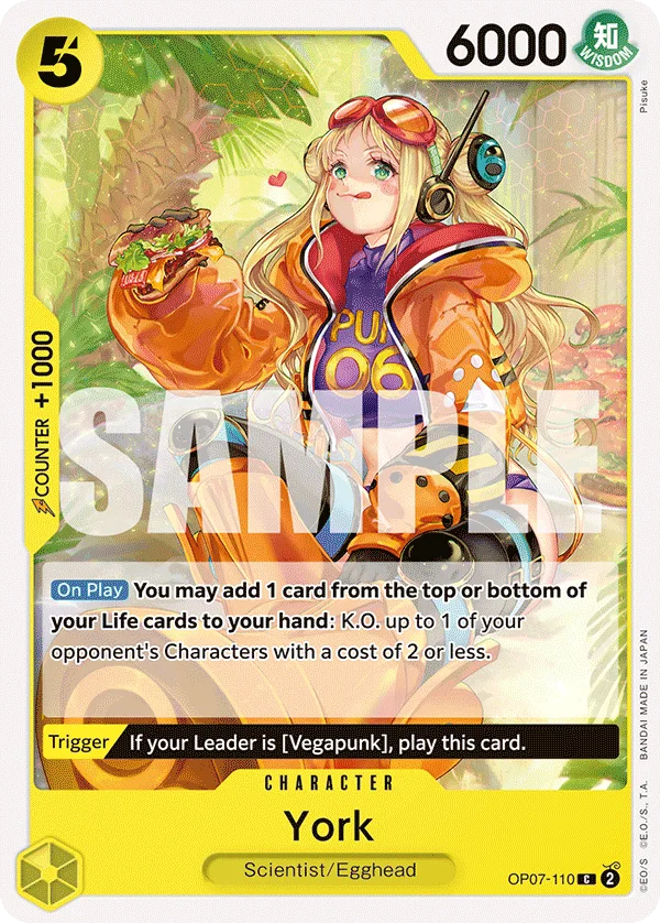 York OP07-110 – One Piece Card Game Character