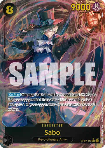 Sabo OP07-118 (Alternate art)