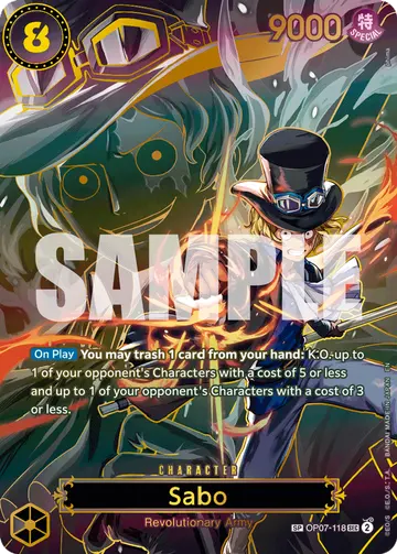 Sabo OP07-118 (Alternate art)