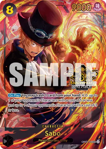 Sabo OP07-118 (Alternate art)