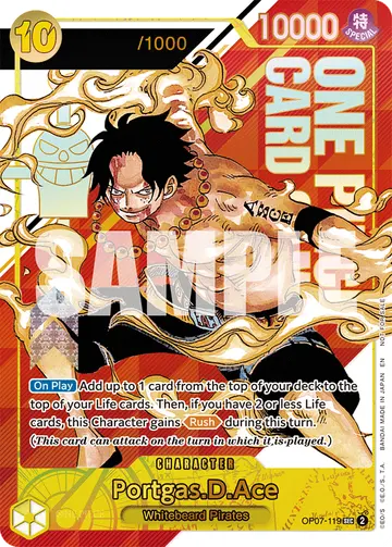 Portgas.D.Ace OP07-119 (Alternate art)