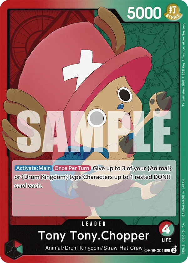 Tony Tony.Chopper OP08-001 – One Piece Card Game Leader