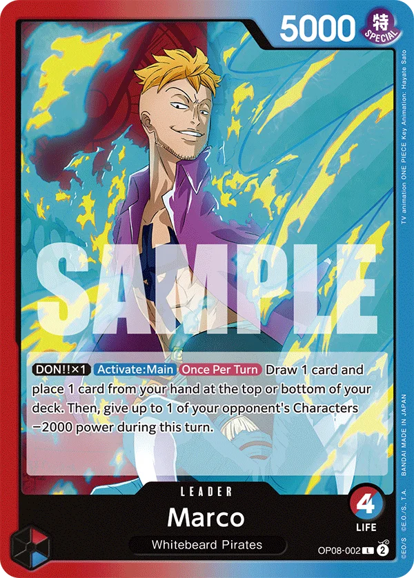 Marco OP08-002 – One Piece Card Game Leader