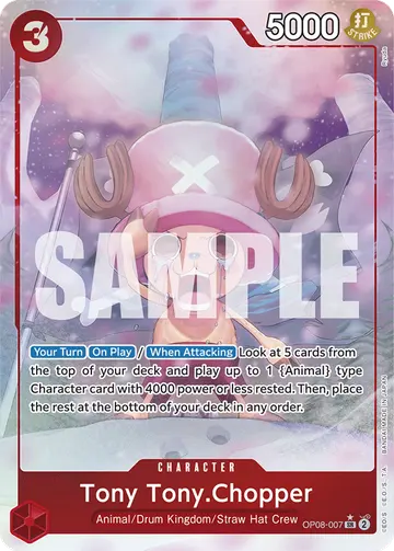 Tony Tony.Chopper OP08-007 (Alternate art)