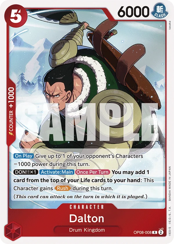 Dalton OP08-008 – One Piece Card Game Character