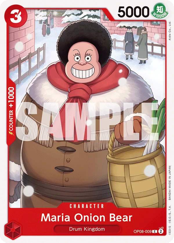 Maria Onion Bear OP08-009 – One Piece Card Game Character