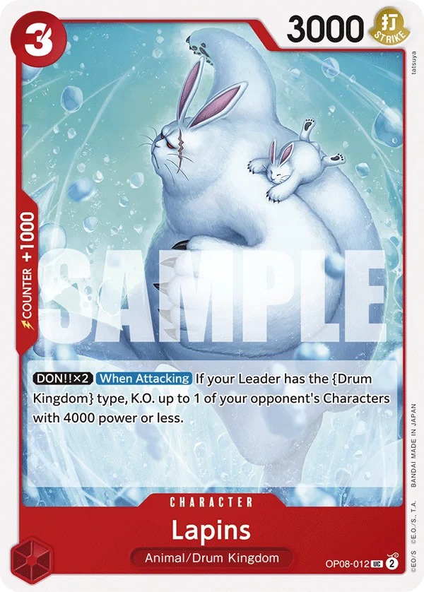 Lapins OP08-012 – One Piece Card Game Character
