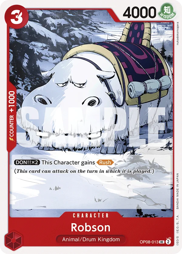 Robson OP08-013 – One Piece Card Game Character