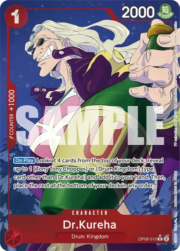 Dr.Kureha OP08-015 (Alternate art)
