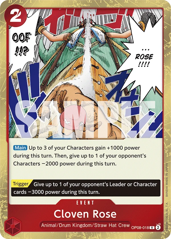 Cloven Rose OP08-018 – One Piece Card Game Event