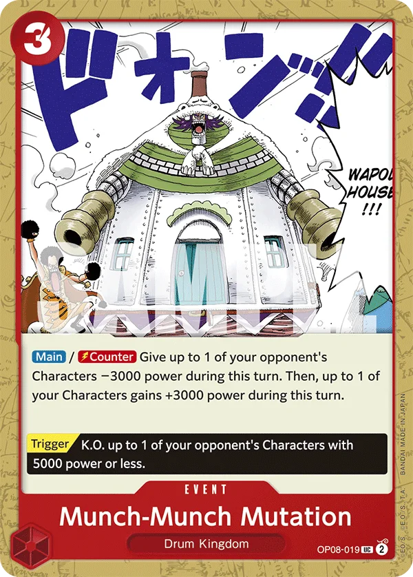 Munch-Munch Mutation OP08-019 – One Piece Card Game Event