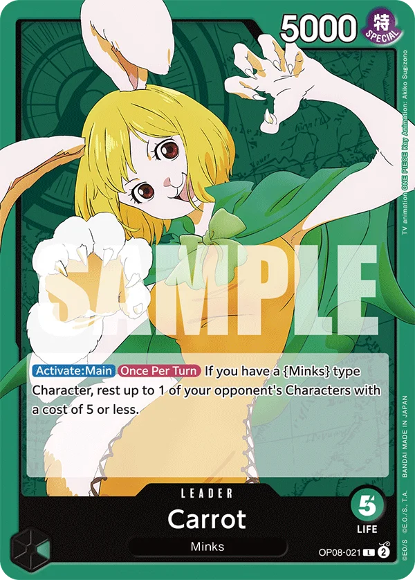 Carrot OP08-021 – One Piece Card Game Leader