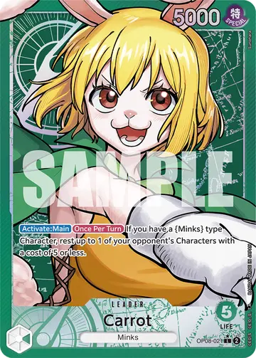 Carrot OP08-021 (Alternate art)