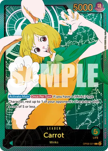 Carrot OP08-021 (Alternate art)
