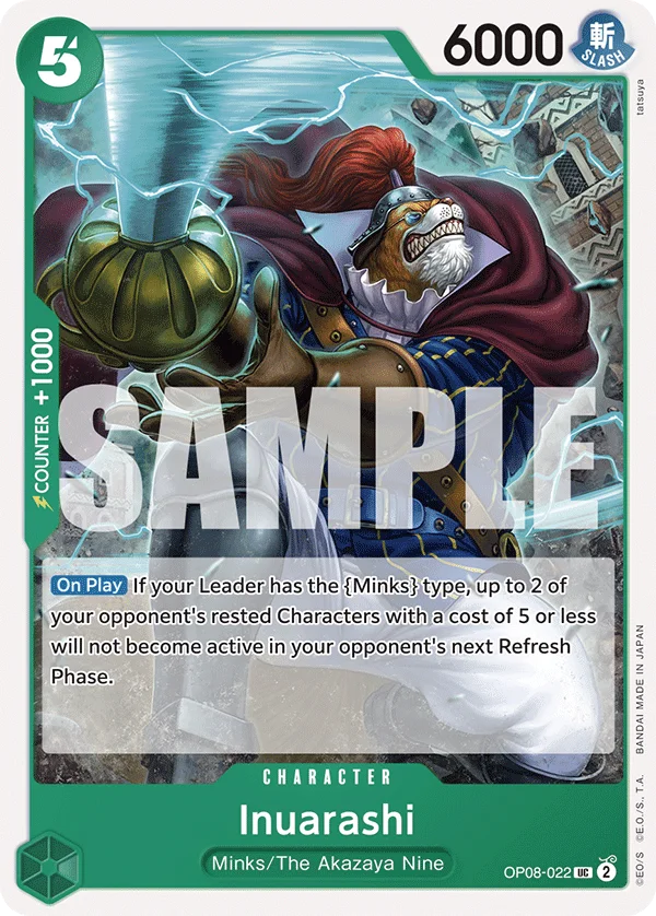 Inuarashi OP08-022 – One Piece Card Game Character