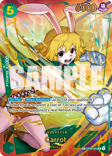 Carrot OP08-023 (Alternate art)