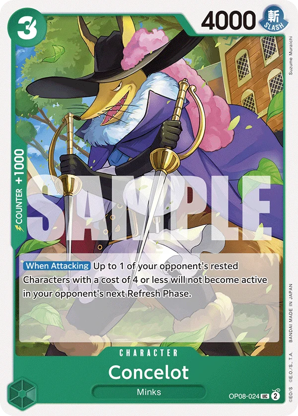 Concelot OP08-024 – One Piece Card Game Character