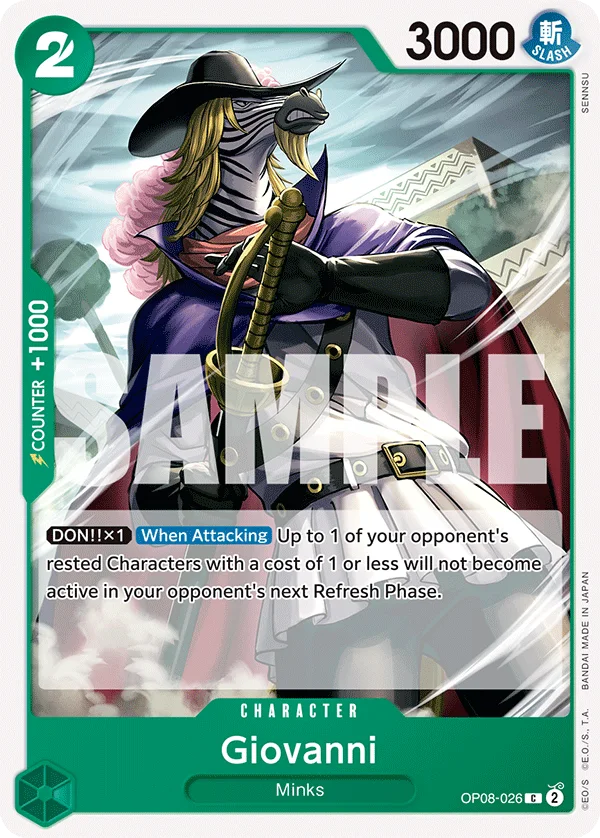Giovanni OP08-026 – One Piece Card Game Character
