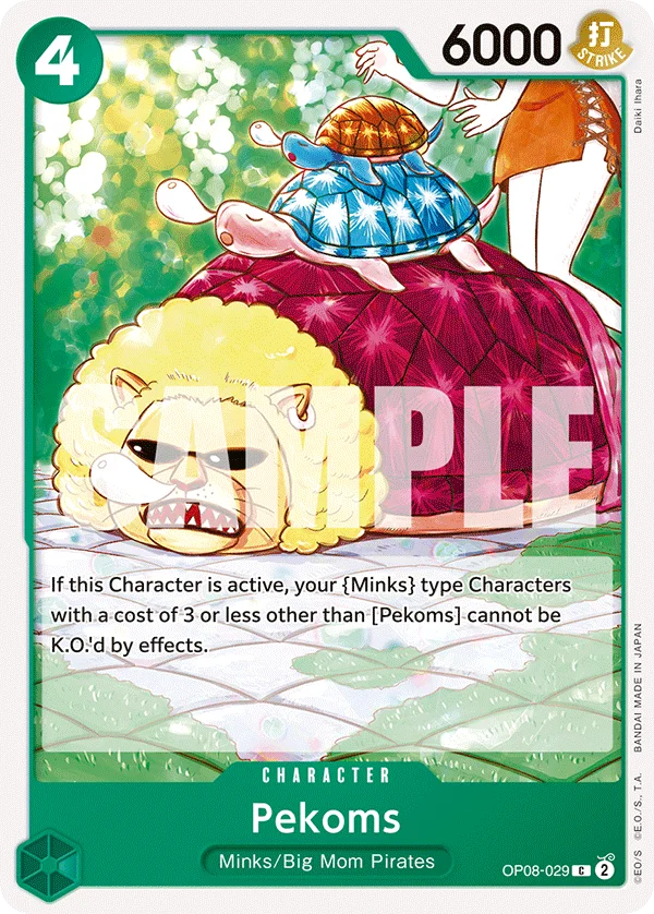 Pekoms OP08-029 – One Piece Card Game Character