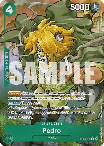 Pedro OP08-030 (Alternate art)