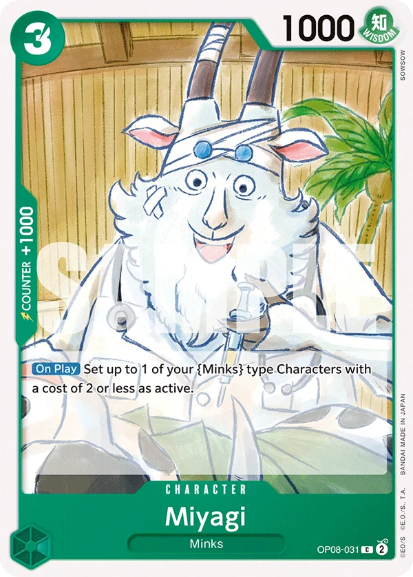 Miyagi OP08-031 – One Piece Card Game Character