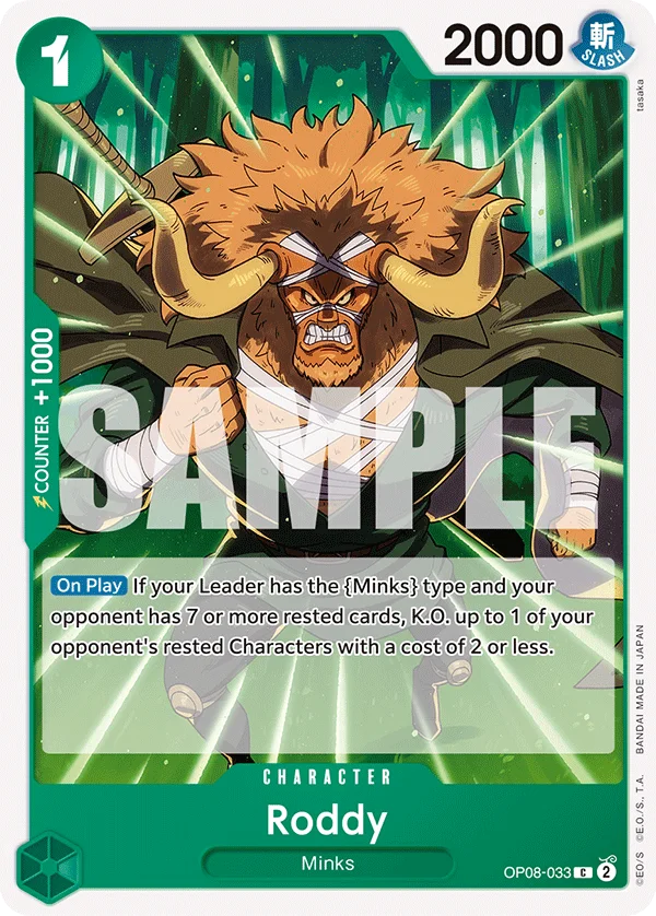 Roddy OP08-033 – One Piece Card Game Character