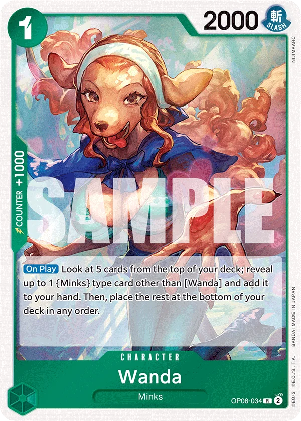 Wanda OP08-034 – One Piece Card Game Character