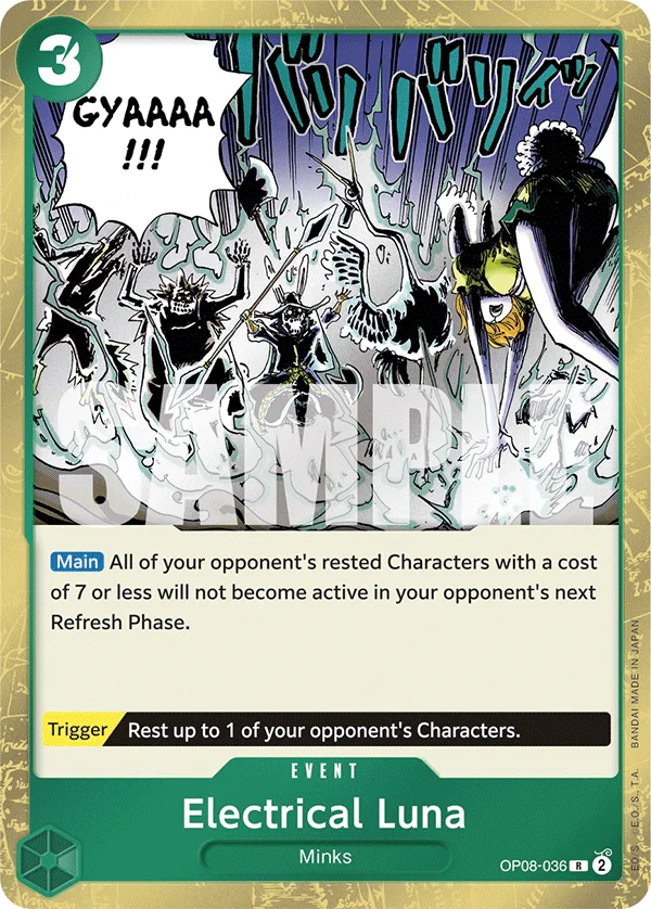 Electrical Luna OP08-036 – One Piece Card Game Event